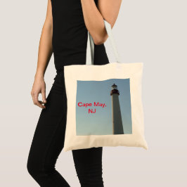 Bolsa Tote Cabo May New Jersey Lighthouse Bag