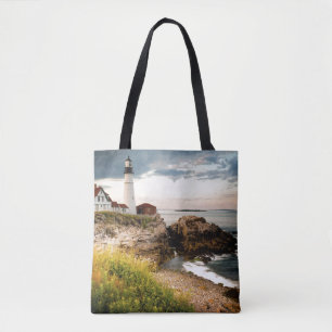 Bolsa Tote Cabo principal Elizabeth do farol de Portland,