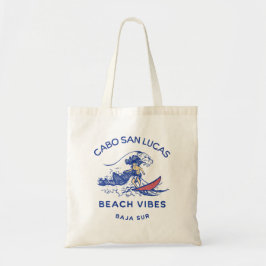 Bolsa Tote Cabo San Lucas Mexico Beach vibes Surfer Vintage