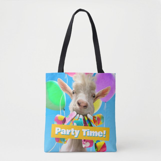 Bolsa Tote Cabra com Apitos de Festa (Frente)