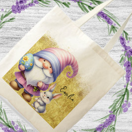 Bolsa Tote Caça ao Ovo de Páscoa com Gnomos