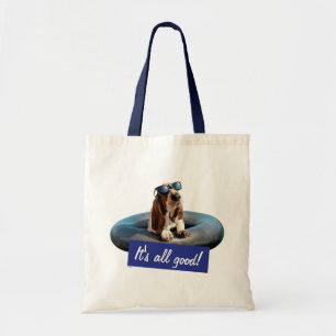 Bolsa Tote Caça-Basset Em Óculos De Sol