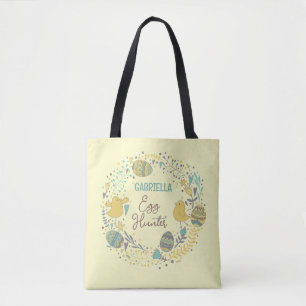 Bolsa Tote Caça De Ovo De Páscoa Cheerful Colorida