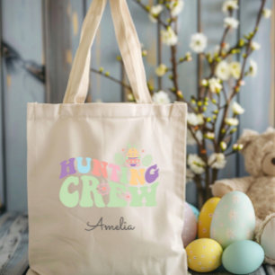 Bolsa Tote Caça De Ovos De Páscoa Em Pastel