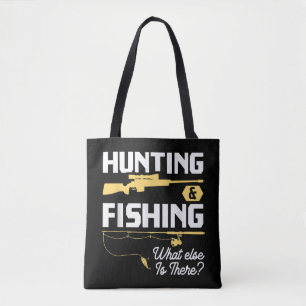 Bolsa Tote Caça e Pesca - O que mais existe - Fishe engraçado