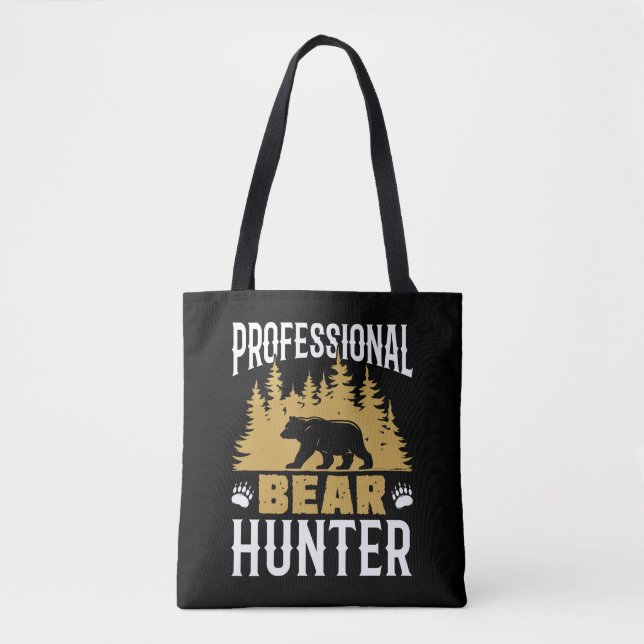 Bolsa Tote Caçador de Urso Profissional (Frente)