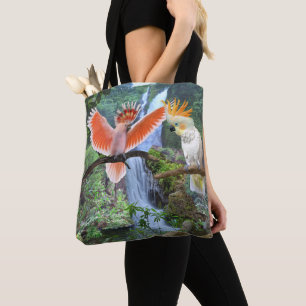BOLSA TOTE CACATUAS EM PARADISO
