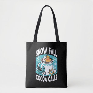 Bolsa Tote Cacau quente e berço de inverno - Chamadas de Caca