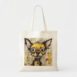 Bolsa Tote Cachorro Abstrato-Chihuahua-Cachorro