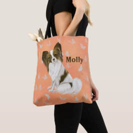 Bolsa Tote Cachorro Branco Cachorro Branco Personalizado