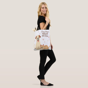 Bolsa Tote Cachorro Cachorro e Design de gato para Amantes de