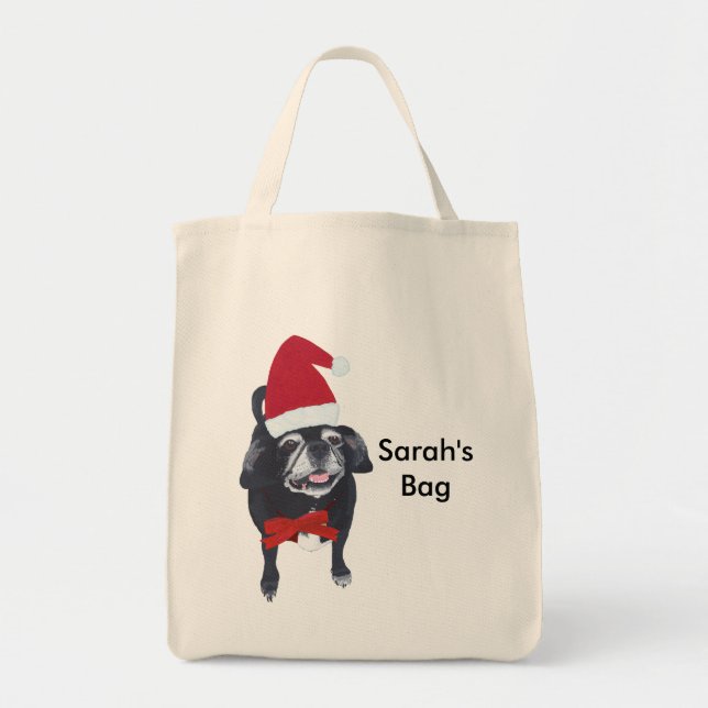 Bolsa Tote Cachorro Cachorro Personalizado Sacos de Tota de N (Frente)