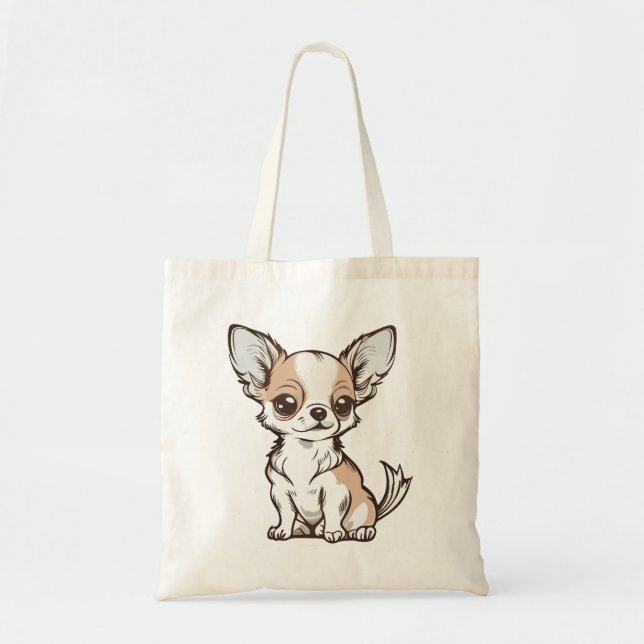 Bolsa Tote Cachorro Chihuahua  (Frente)