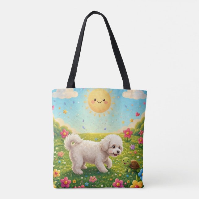 Bolsa Tote Cachorro Curioso (Verso)
