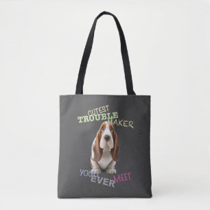 Bolsa Tote Cachorro Cuttest Troubleshoot Maker Torto Adorável