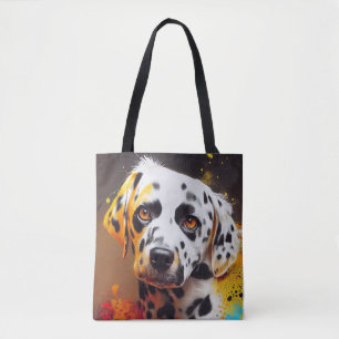 Bolsa Tote Cachorro Dalmático Pet Cute Adorável Companheiro A