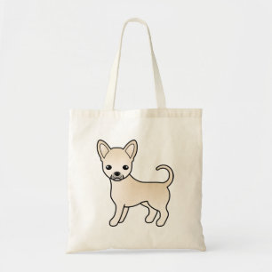 Bolsa Tote Cachorro de Cartoon Casaco Chihuahua