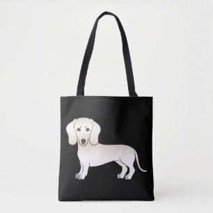 Bolsa Tote Cachorro de Cartoon Casaco Suave - Negra