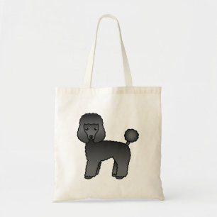 Bolsa Tote Cachorro de Cartoon Negro