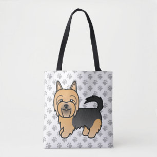 Bolsa Tote Cachorro De Cartoons De Coroa Azul E Tan Australia