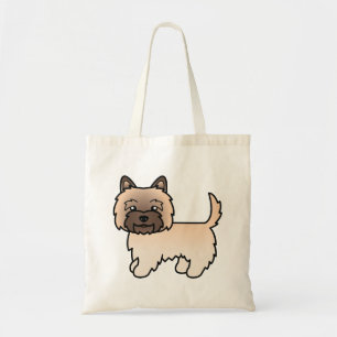 Bolsa Tote Cachorro de desenho animado de peão de peão no Cai