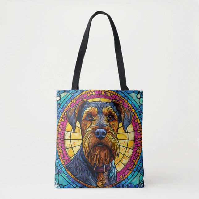 Bolsa Tote Cachorro de desenho animado fofo Presente para ama (Frente)