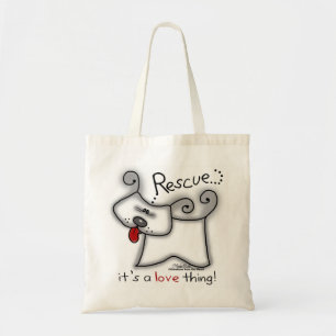 Bolsa Tote Cachorro de Emergência ... É uma coisa de amor
