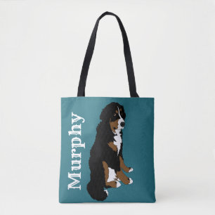 Bolsa Tote Cachorro de Montanha Bernese Personalizável