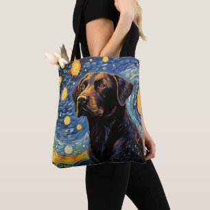 BOLSA TOTE CACHORRO DE RECUPERAÇÃO DE LABRADOR COM TEMPO NOTU