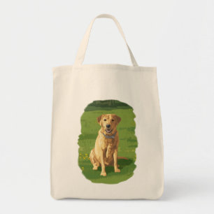 Bolsa Tote Cachorro do Retriever Labrador Amarelo