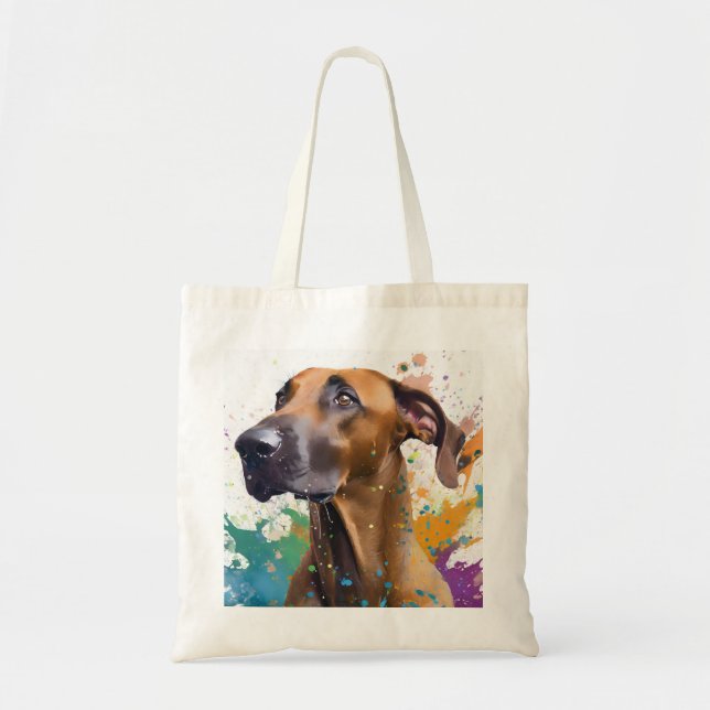 Bolsa Tote Cachorro do Ridgeback (Frente)