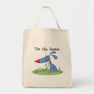 Bolsa Tote Cachorro Este é o Camiseta de Férias da Época e Pr