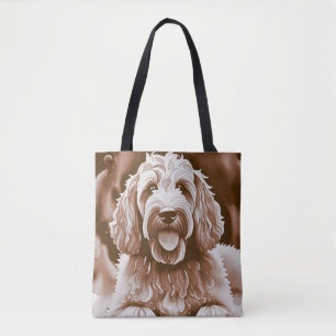 Bolsa Tote Cachorro Feliz Cachorro Feliz Cachorro quente e ne