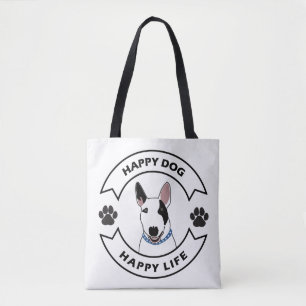 Bolsa Tote Cachorro feliz, vida feliz