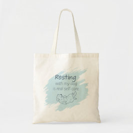 Bolsa Tote Cachorro Golden Retriever Azul Gelo – Descansando