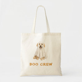 Bolsa Tote Cachorro Golden Retriever Fofo Fantasma de Hallowe