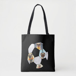 Bolsa Tote Cachorro Legal Pug Life Pug Birthday Cachorro