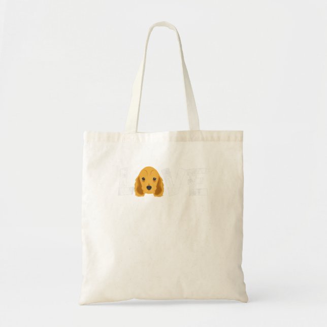 Bolsa Tote Cachorro Mãe Cachorro Proprietário do Pai Cocker S (Frente)