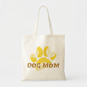 Bolsa Tote Cachorro Mãe Pata Desenho De Girassol