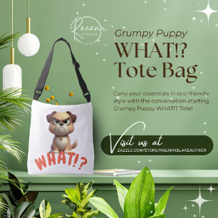 Bolsa Tote Cachorro Mal-Humorado
