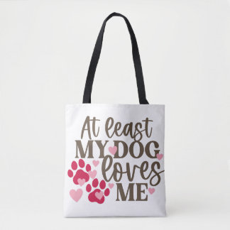 BOLSA TOTE CACHORRO ME AMA