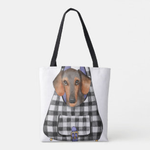 Bolsa Tote Cachorro num saco