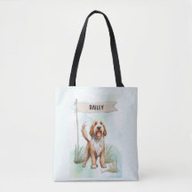 Cachorro Otterhound Aquarela Personalizado