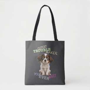 Bolsa Tote Cachorro Pet Cuttest Troubleshoot Maker Bonito Eng