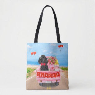 Bolsa Tote Cachorro Poodle Caminhão do Dia dos Namorados Cora