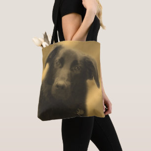 Bolsa Tote Cachorro Preto 