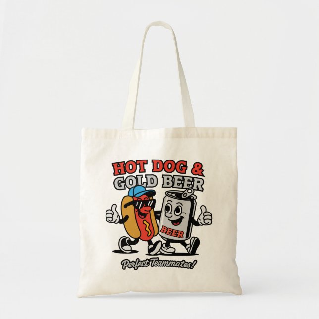 Bolsa Tote Cachorro Quente e Bebida Fria (Frente)