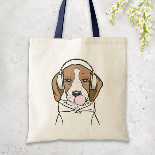 Bolsa Tote Cachorro Refrigerado com Bubblegum Funny Beagle