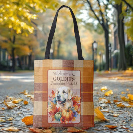 Bolsa Tote Cachorro Retriever Dourado