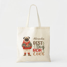 Bolsa Tote Cachorro Retroativo Mãe Aquarela Personalizada